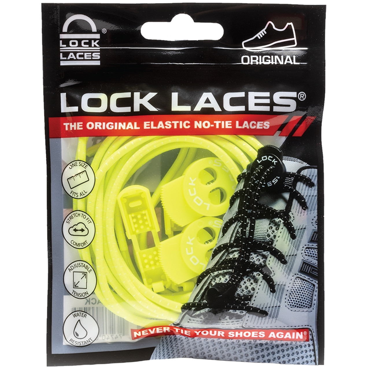 Lock Laces (Neon Yellow)