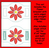 In The Hoop Ribbon Slider Bracelet Flower Embroidery Machine Design