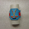 In The Hoop Ribbon Slide Bracelet Hockey Sticks and Puck Embroidery Machine Design