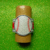 In The Hoop Ribbon Slide Baseball Embroidery Machine Design