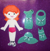 In The Hoop Dress Up Fun Doll Wardrobe with Laces Embroidery Machine Design Set