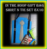 In The Hoop Suit n Tie Gift Bag 8x10 Embroidery Machine Design