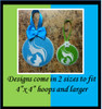 In The Hoop Elegant Ornament Mom and Daughter 1 Embroidery Machine Design