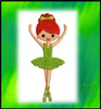 Ballerina Girl Embroidery Designs for Embroidery Machines