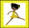 Ballerina Girl Embroidery Designs for Embroidery Machines