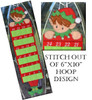 In the Hoop Advent Countdown Calendar Elf Embroidery Machine Design Set