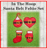 In The Hoop Santa Belt Felt Pieces Set for Embroidery Machine