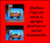 Truck Mailbox Embroidery Machine Design Set for 5x7 Hoop