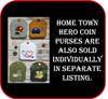 In The Hoop Home Town Hero Coin Purse Embroidery Machine Design Set