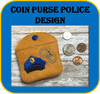 In The Hoop Police Coin Purse Embroidery Machine Design