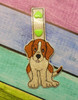 In The hoop Beagle Key Fob Embroidery Machine Design