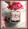 In The Hoop Jar Label and Lid Cover With Hearts Embroidery Machine Design