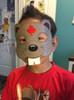 In The Hoop Beaver Child Mask With Maple Leaf Embroidery Machine Design