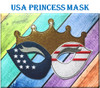 In the Hoop USA Princes Mask Childs Embroidery Machine Design