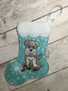 In The Hoop Schnauzer Stocking and Heart Ornament Embroidery Machine Design Set