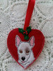 In The hoop Bull Terrier Stocking And Heart Ornament Embroidery Machine Design Set