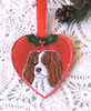 In the hoop King Charles Stocking and Heart Ornament Embroidery Machine Design Set 