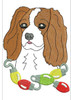 In the hoop King Charles Heart Ornament And Embroidery Machine Design for 4x4 Hoop