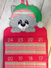 In The Hoop Advent Cat Calendar Embroidery Machine Design