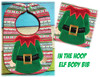 In the Hoop Elf Boby Baby Bib Embroidery Machine Design