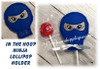 In The Hoop Ninja Lollipop Holder Embroidery Machine Design