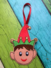 In The Hoop Elf Cup Gift Card Holder and Ornament Embroidery machine Design set