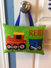 In The Hoop Train Tooth Pillow Embroidery Machine Design