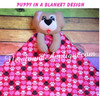 In The Hoop Puppy In A Blanket Embroidery/Sewing Machine Design