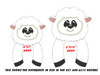 In The Hoop Lamb In A Blanket Embroidery/Sewing Machine Design