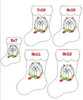 In The Hoop Pomeranian Stocking and Heart Ornament Embroidery Machine Design Set
