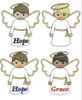 In The Hoop Elegant Boy Angel Embroidery Machine Design Set