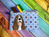In The Hoop Basset Hound Zipped Case Embroidery Machine Design