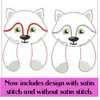 In The Hoop Fox In A Blanket Embroidery Machine Design