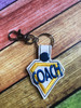 In The Hoop Sports Key Fob Embroidery Machine Design Set