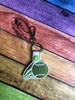 In The Hoop Tennis Ball Key Fob Embroidery Machine Design