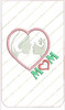 In The Hoop Mother And Daughter Phone Case Embroidery Machine Design