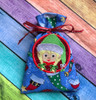 In The Hoop Elf Girl Draw String Bag 5x7 Embroidery Machine Design