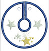IN The Hoop Wine Glass Marker Star Embroidery Machine Design