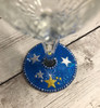 IN The Hoop Wine Glass Marker Star Embroidery Machine Design