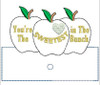 In The Hoop Apple Snap Tray Embroidery Machine Design Set