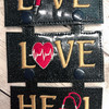 In The Hoop LIVE LOVE HEAL 4x4 Sign Embroidery Machine Design