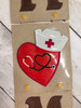 In The Hoop Nurse Heart Snap On Decoration Embroidery Machine Design