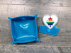 In The Hoop Canadian Heart Rainbow Maple Leaf Snap Tray Embroidery Machine Design