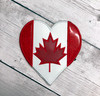 In The Hoop Canadian Heart Snap On Decoration Embroidery Machine Design