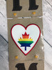 In The Hoop Canadian Rainbow Heart Snap On Decoration Embroidery Machine Design