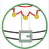 In The Hoop Elf Belt Belly Coaster Embroidery Machine Design