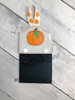 In The Hoop Pumpkin Sticky Note Holder Embroidery Machine Design