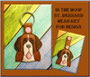 In The Hoop Dog Head Key Fob Set #5 Embroidery Machine Designs