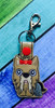 In The Hoop Toy Dog Snap Key Fob Embroidry Machine Design Set