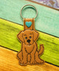 In The Hoop Dog Key Fob Set 3 Embroidery Machine Design Set